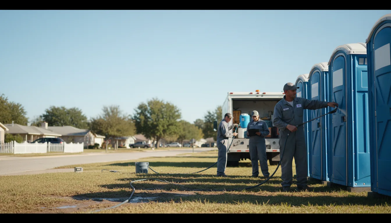 Long-Term Portable Toilet Rental in Stapleton, AL near me